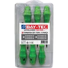 BAY-TEC TORNAVİDA SETİ TORX 6 PCS